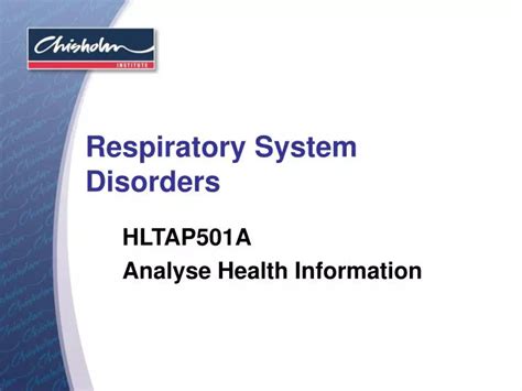 Ppt Respiratory System Disorders Powerpoint Presentation Free