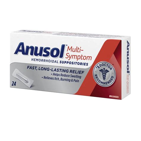 Anusol Suppository Multi Symptoms