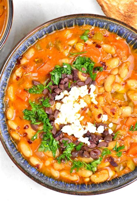 Fasolada (Greek White Bean Soup) - GypsyPlate