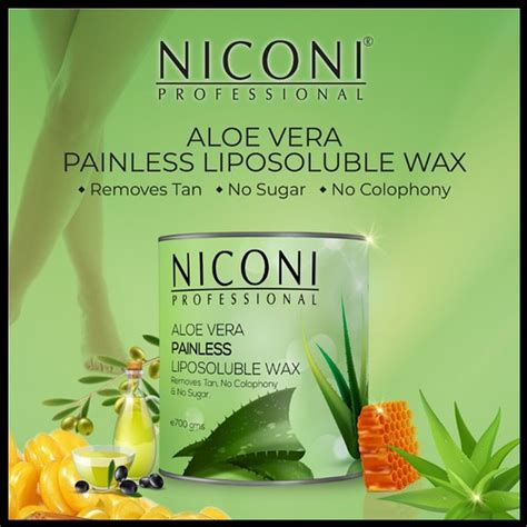 Aloe Vera Wax Niconi Painless Liposoluble Wax Hair Removal Flickr