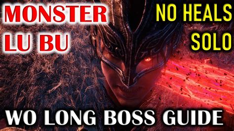 How To Beat Transformed Demon Lu Bu Boss Guide No Heals Solo Wo