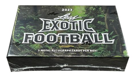 🏈 2023 Leaf Exotic Football Hobby【製品情報】 Trading Card Journal