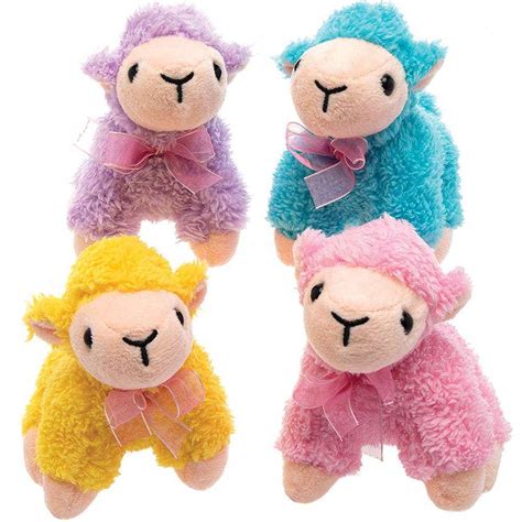 Fluffy Sheep Plush Cuddly Toys Baker Ross