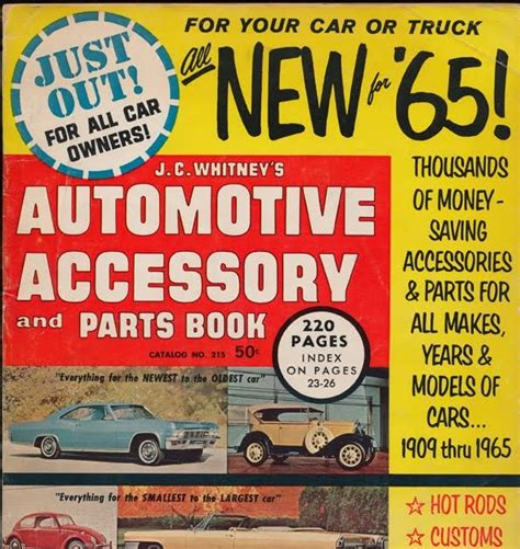 Big Blue's Online Carburetor: 1965 JC Whitney catalog