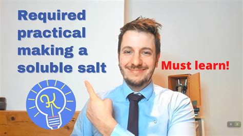 Required Practical Making A Soluble Salt Aqa Gcse Chemistry Youtube