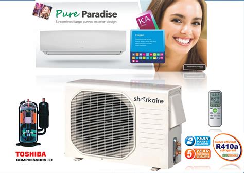 9000 BTU Sharkaire Mini Split Air Conditioner 14 SEER Heat Pump