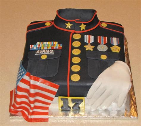 Marines Cake Marine Cake Military Cake Retirement Cakes