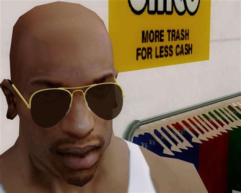 Brown Aviator Sunglasses For Gta San Andreas