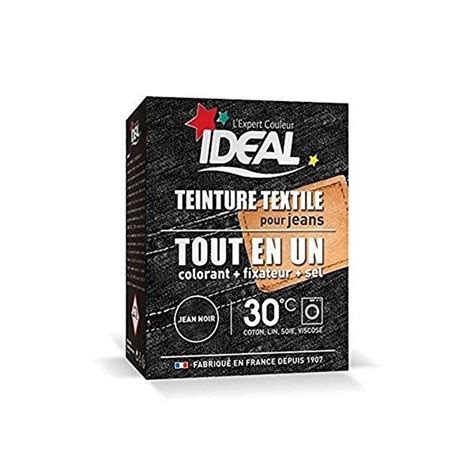 Ideal Teinture Textile Tout En Un G Jean Noir