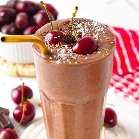 Chocolate Cherry Smoothie The Conscious Plant Kitchen