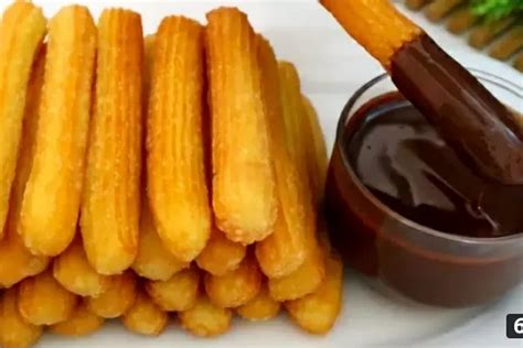 Resep Churros Dengan Saus Coklat Camilan Lezat Kekinian Yang Renyah Di