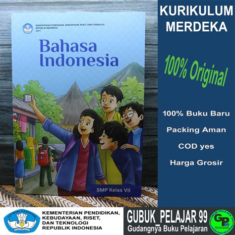 Jual Buku Paket Siswa Bahasa Indonesia Untuk Smp Mts Kelas Kurikulum