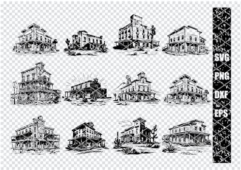 Wild West Hotel Svg Wild West Lodge Svg Files For Cricut Wild West