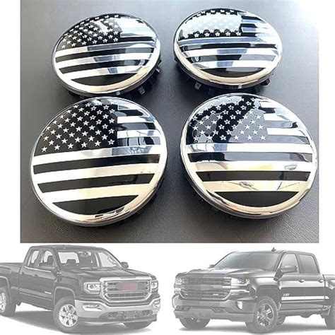4pcs 325inch83mm For Chevrolet Gmc Wheel Center Caps Us