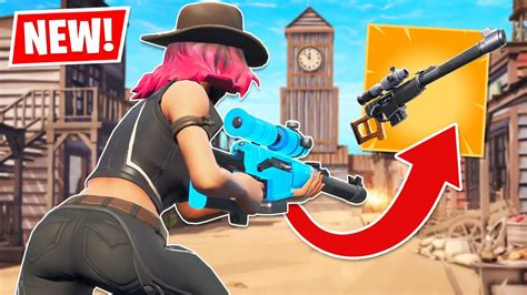 New Automatic Sniper Rifle And Tilted Town Update Fortnite Battle