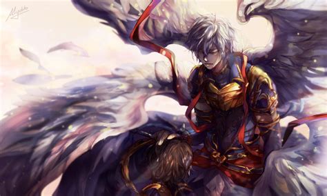 GBF - Lucifer and Sandalphon by Miyukiko on DeviantArt