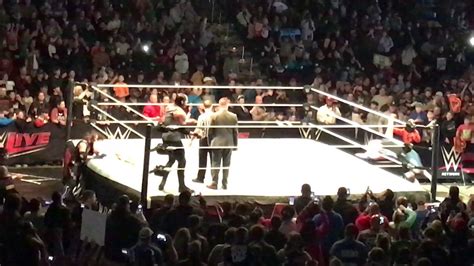 WWE Title Triple Threat Match Entrances WWE Live Bossier City 1 7 17