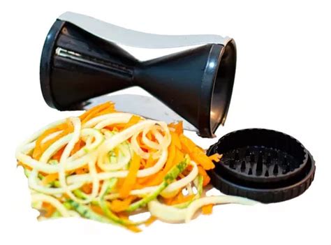 Cortador Manual De Macarr O Vegetal Em Espiral Spiralizer Mercadolivre