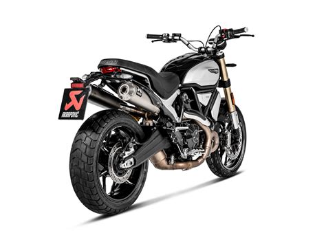 Échappement Akrapovic homologué en titane pour DUCATI SCRAMBLER 1100 18 20