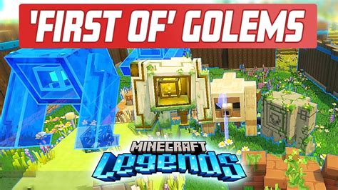 FIRST OF Golem Legendary Mobs Guide Minecraft Legends YouTube