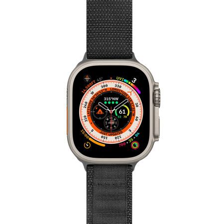 Olixar Black Alpine Loop For Apple Watch Ultra