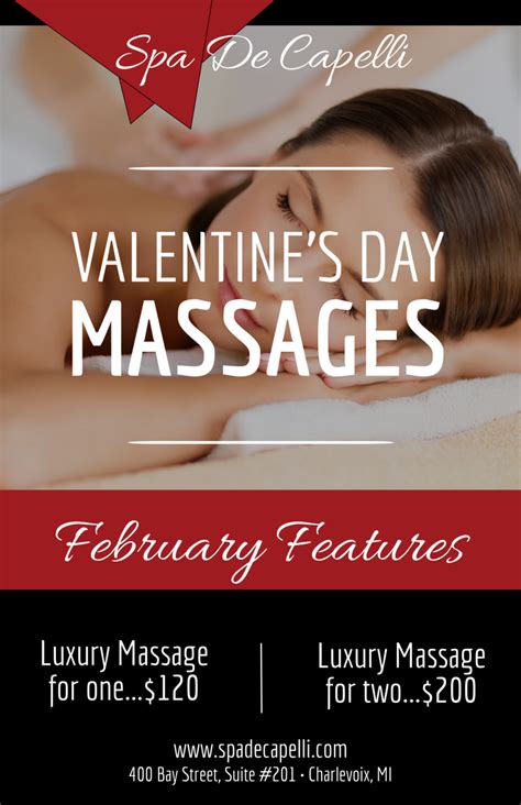 Valentines Day Massage Poster Template Mycreativeshop