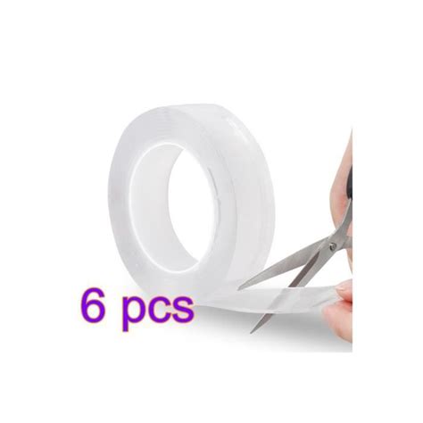 Pcs Ruban Adh Sif Double Face Nano Puissant Transparent Traceless Tape