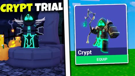 Crypts Trials Big News Roblox Bedwars Halloween Update Youtube