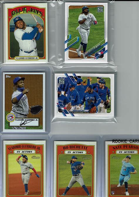 Topps Heritage Baseball Toronto Blue Jays Team Set Etsy