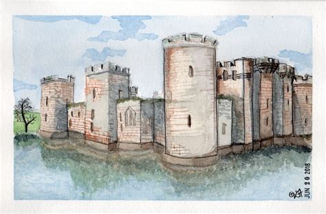 Week 5 Castles Bodiam Castle in East Sussex. Inspiration Image from ...