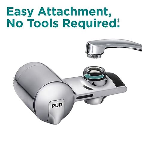 Pur Plus Faucet Mount Water Filtration System In Powerful Natural