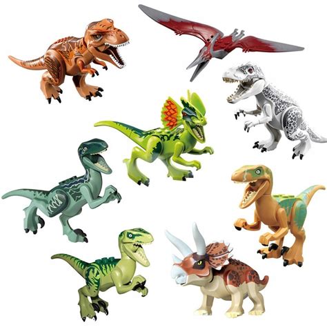 8 Dinozaurów Jurassic World Dinozaury Figurki Kloc 12260851911