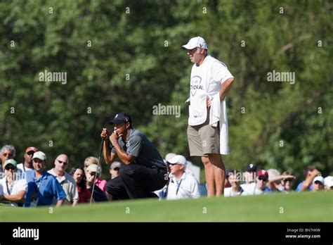 Tiger Woods and caddy Steve Williams at the 2010 AT&T National Stock Photo - Alamy