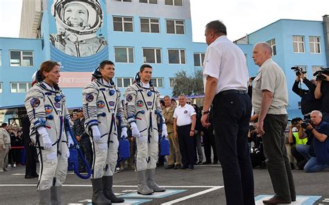 Rusia Lanza La Nave Soyuz MS 24 Con Tres Tripulantes A Bordo Rumbo A La