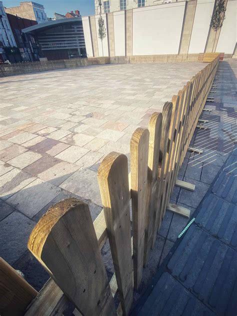 Rustic Picket Fence hire from Stage Men