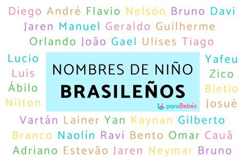 Nombres brasileños para niños Con significado