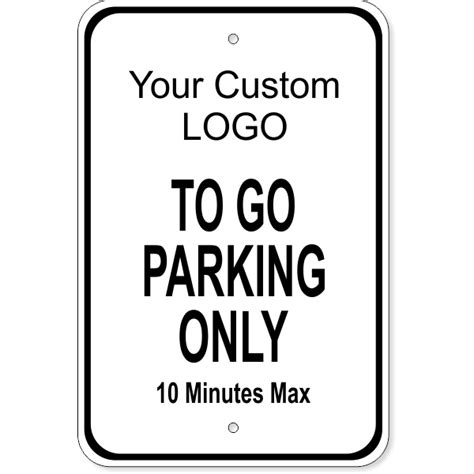 Aluminum Reserved Parking Sign