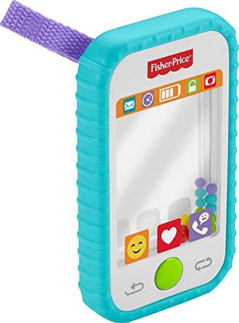 Fisher Price Baby Toy Hashtag Selfie Fun Phone In Rattle Mirror