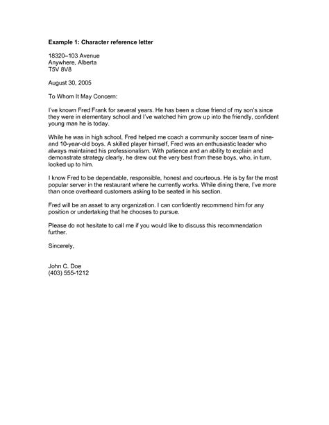 Nhs Letter Of Recommendation Template Examples Letter Template Collection