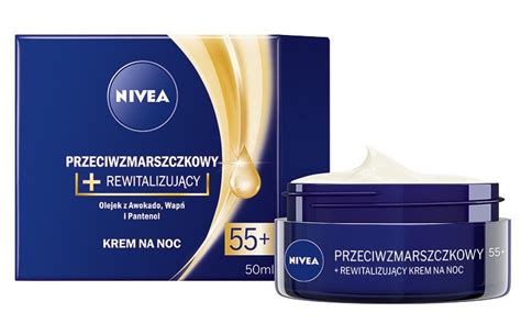 Nivea Przeciwzmarszczkowy Krem rewitalizujący 55 na noc 50ml