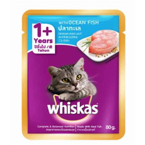 Buy Whiskas Adult Cat Food Wet Meal Ocean Fish 80 Gm Online MyPetz