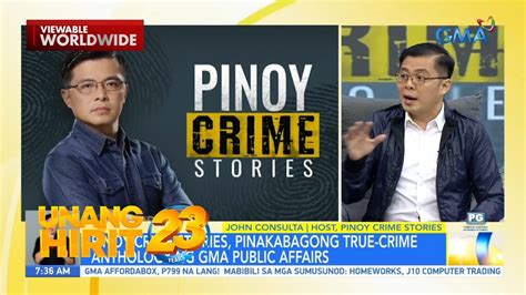 Pinoy Crime Stories Ni John Consulta Mapapanood Na Ngayong Sabado