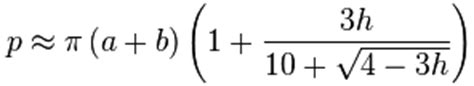 Perimeter of Ellipse