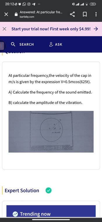 Answered At Particular Frequency The Velocity Of… Bartleby