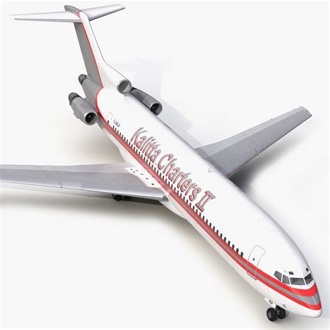 Boeing 727 200 Kalitta Air Modelo 3D Modelo 3D 129 Max 3ds C4d