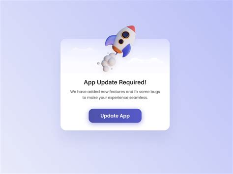 App Update Popup By Jeemani Haloi On Dribbble