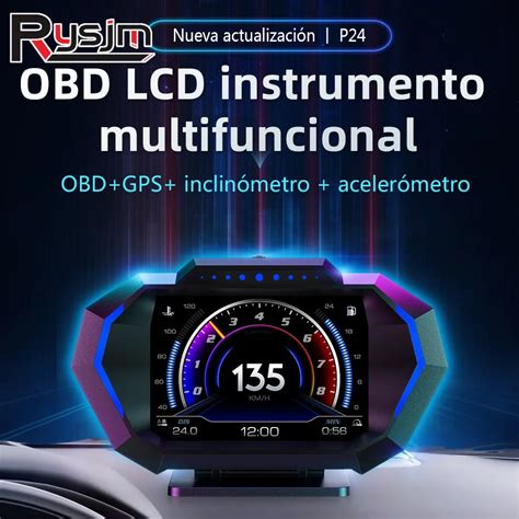 Obdii Veloc Metro Digital Inteligente Medidor Hud P Pantalla Frontal