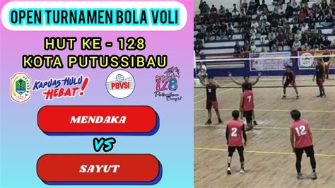 Live Open Turnamen Bola Voli Putramendaka Sayut Youtube