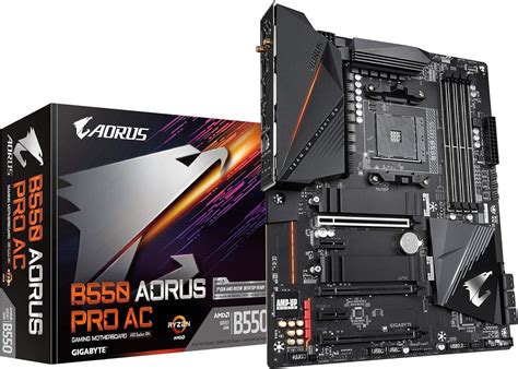 GIGABYTE B550 AORUS PRO AC (AM4 AMD/B550/ATX/Dual M.2/SATA de 6 Gb/S ...