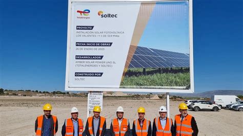 Totalenergies Y Soltec Erigen El Parque Solar De Los Valientes